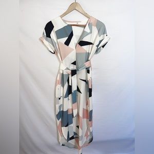 Like New Graphic Midi Dress